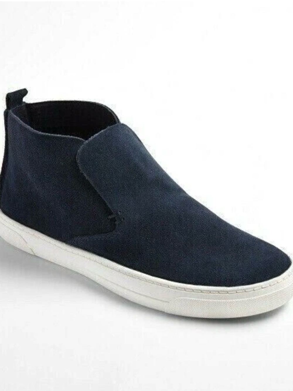 Dolce Vita Roselyn Navy Suede Mid-Top 
Slip-On Sneakers Size 8